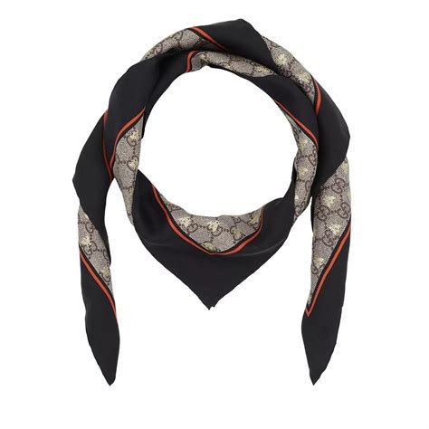 Gucci GG bees silk scarf